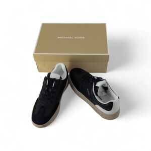 Size 8.5 Michael Kors Faux Leather Sneakers Size 8.5 NWT .